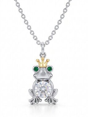 Frog Prince Necklace,  Charmed Aroma Fairy Tale Collection